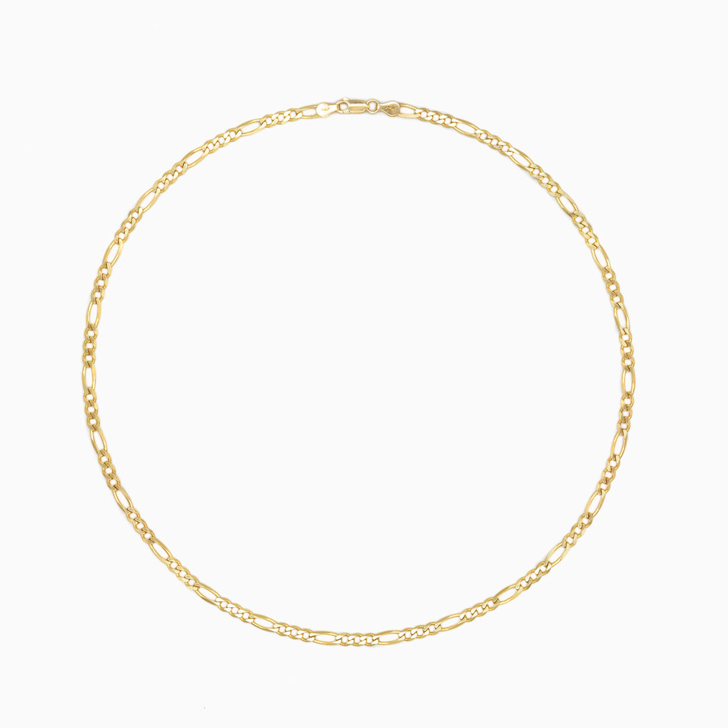 Gold Figaro link chain
