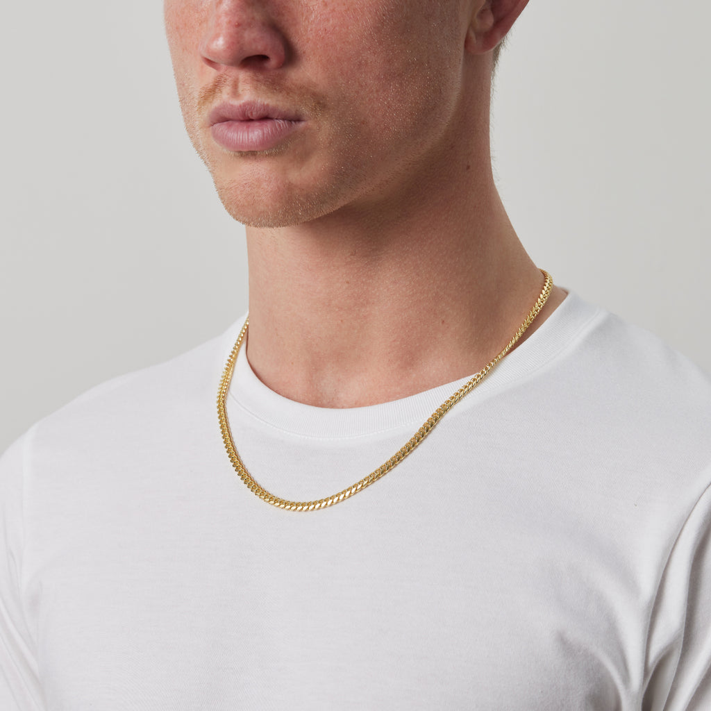 Gold Cuban link chain