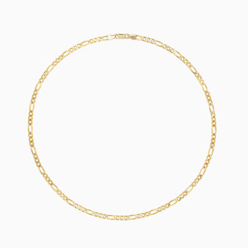 Gold Figaro link chain