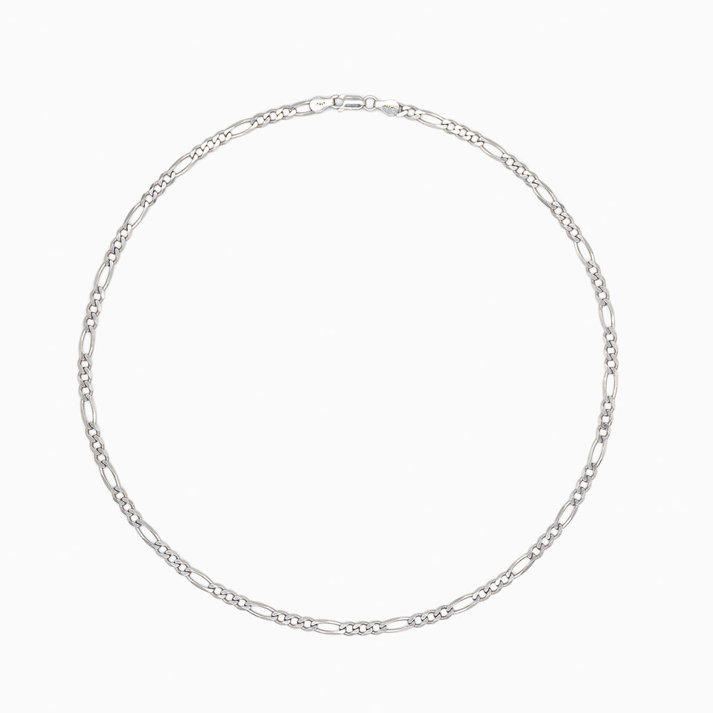 Sterling silver Figaro chain 4.7mm