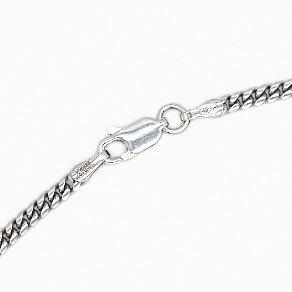 Thin cuban chain lobster clasp